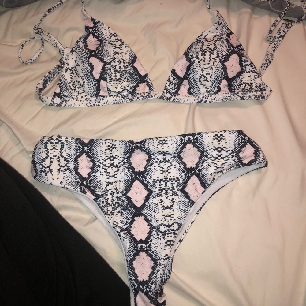 Snake skin bikini